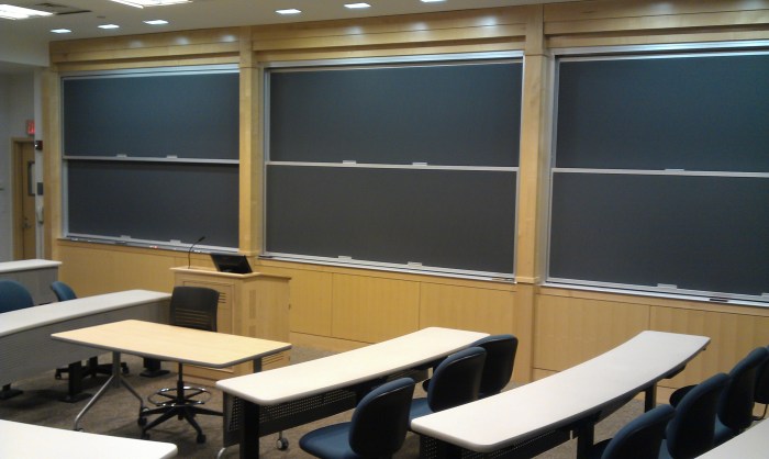 Nog een keer de collegezaal