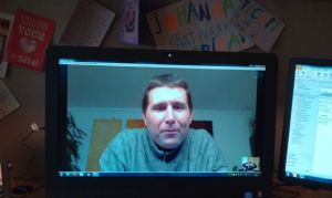 Skypen met Michiel