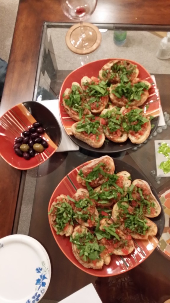 Bruscetta - zie er lekker uit he? 