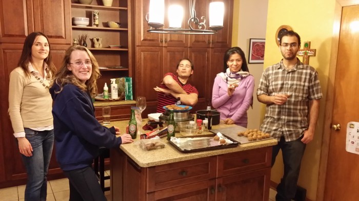 Potluck - naborrelen in de keuken