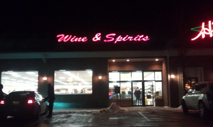 Wine and Spirits store