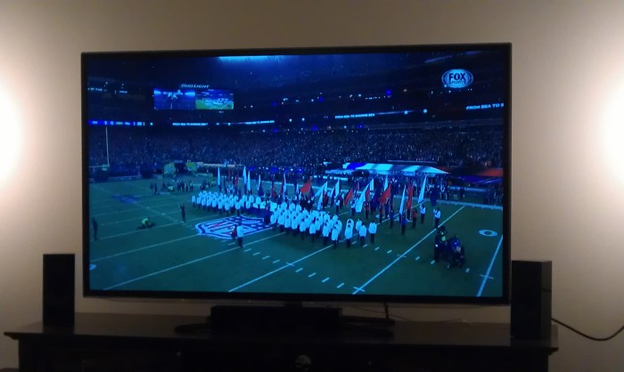 Stukje show voor de wedstrijd