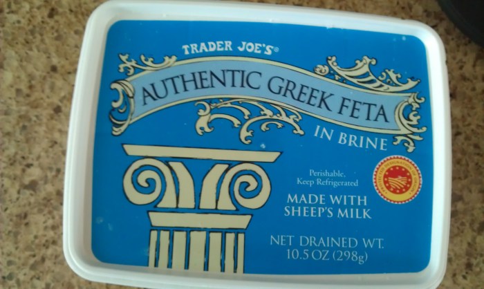 Alles is van Trader Joe's