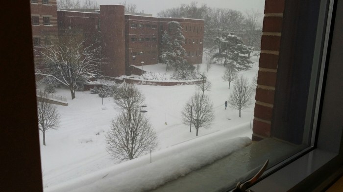 Dit was in de winter... 