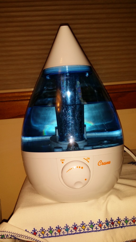 De Humidifier, mijn nieuwe vriendje voor 's nachts