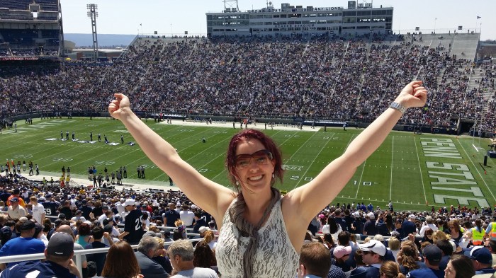 Ik in Beaver Stadium 