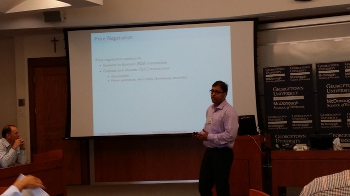 Pranav's presentatie op de MARC conferentie - hij deed het echt supergoed!