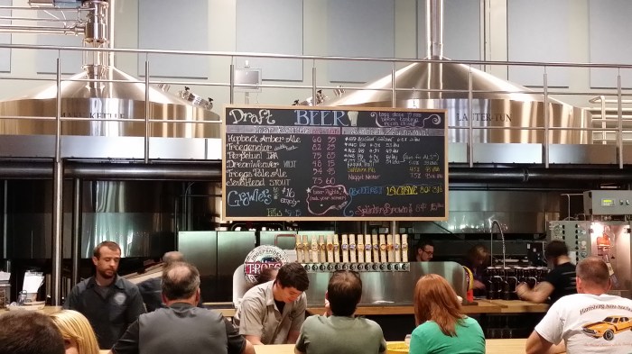 Het biermenu van Troegs