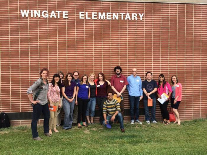 De SCYP-ers voor de Wingate Elementary basisschool