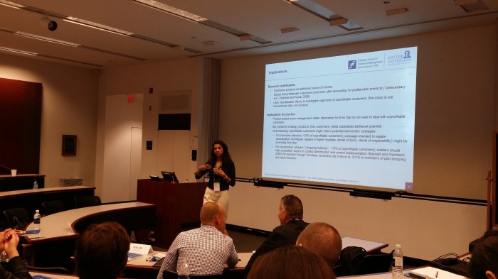 Presentatie op Marketing Science