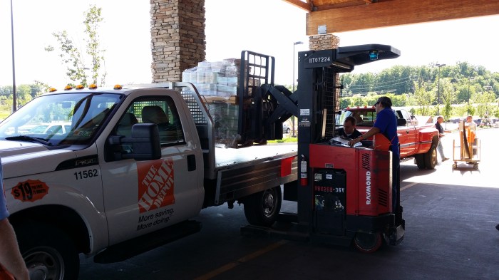 Inladen met de heftruck