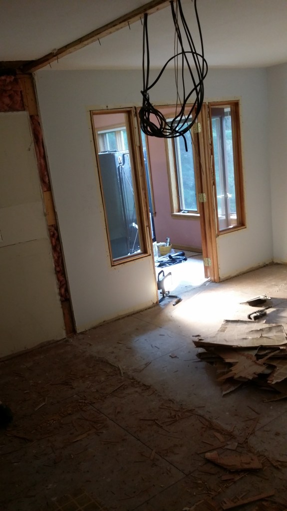 De eerste muur is al verwijderd