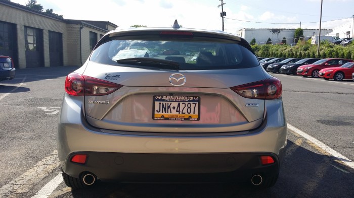 De kont van de nieuwe Mazda3