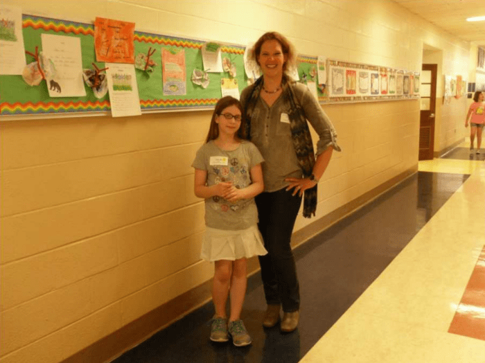 Julia en ik op de basisschool