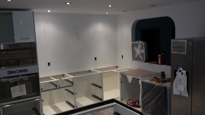 Het hoekstuk van de keuken