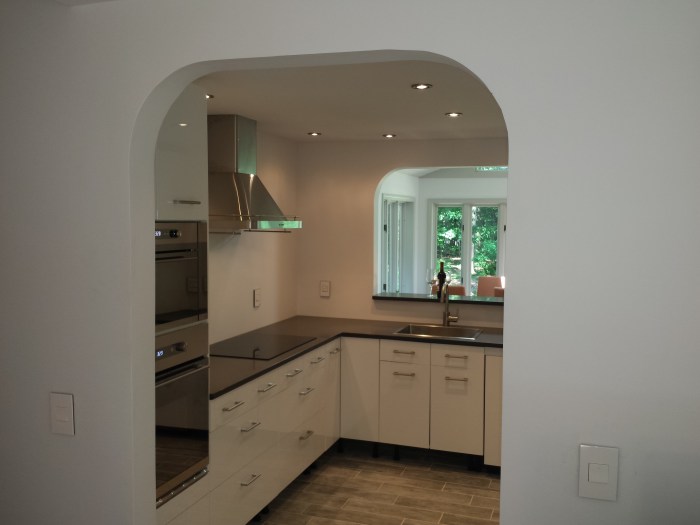 Het doorkijkje naar de sunroom 