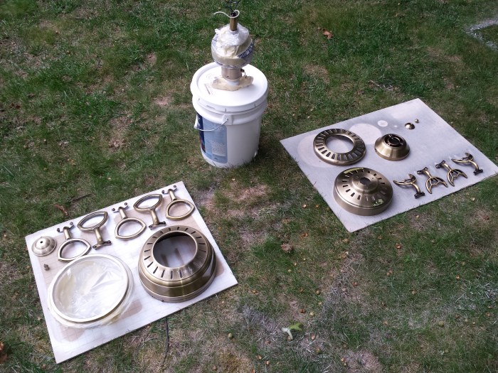 De ventilator, uit elkaar gehaald