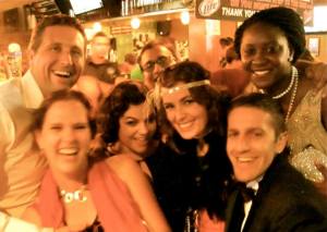 Afterparty in Bar Bleu - met Joanna, Pranav, Meghan, Jake, en Reni