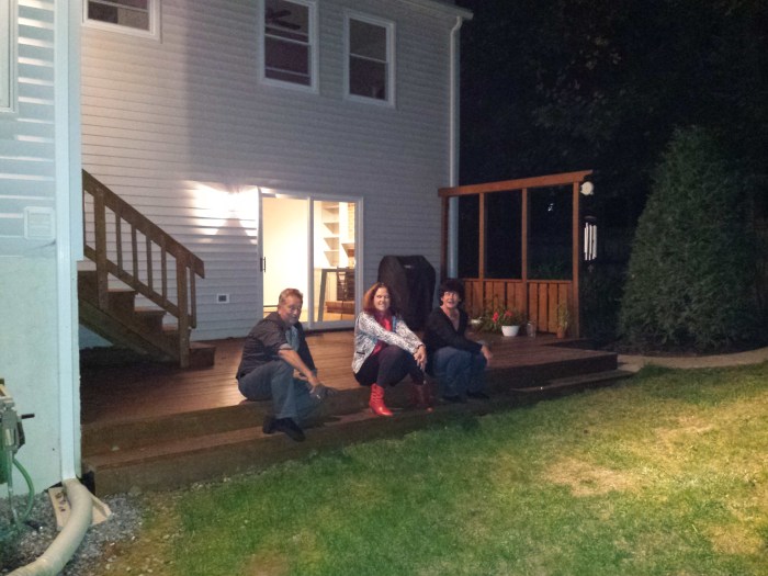 Eerst even buiten zitten