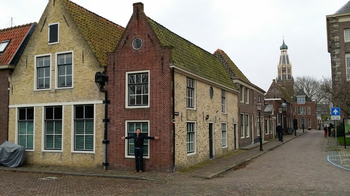 Oh wat een eng (smal) huisje! In Enkhuizen