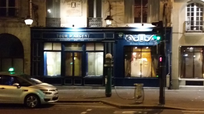 La Tour d'Argent (de Gouden Toren, het Ratatouille-restaurant)