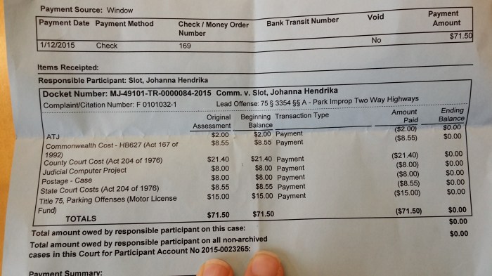 Betalingsbewijs. Zo zie je welke extra kosten er gerekend zijn. Wel transparant!