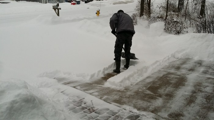 Alleen al in de nacht van zondag op maandag: 20 cm erbij!