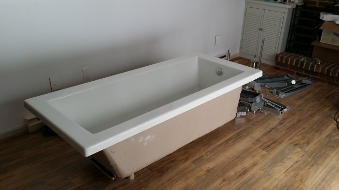 Ons nieuwe, lange bad