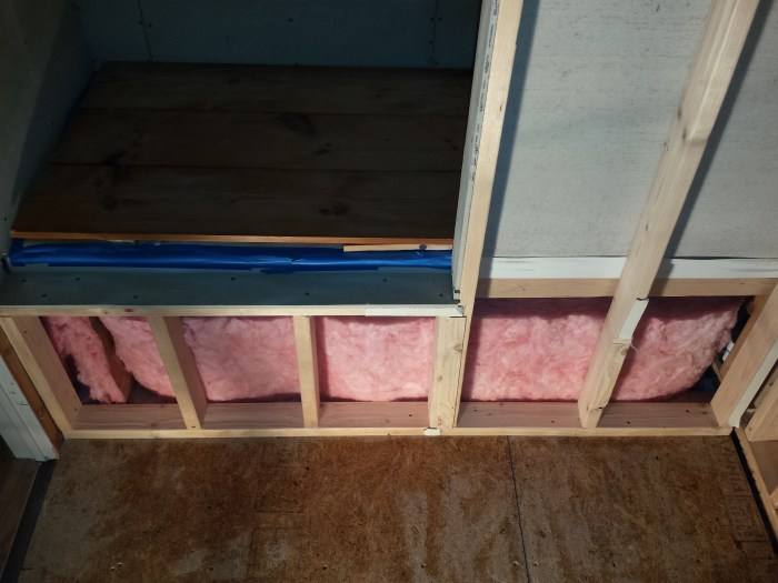 Met wat extra isolatie rondom het bad