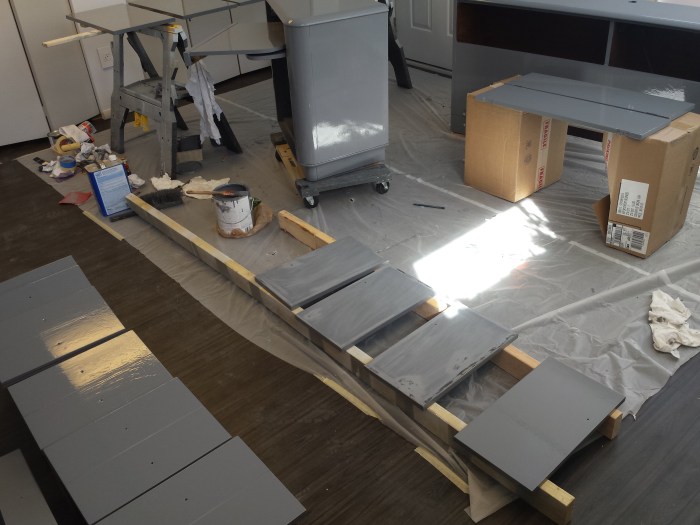 Kastjes schilderen... 