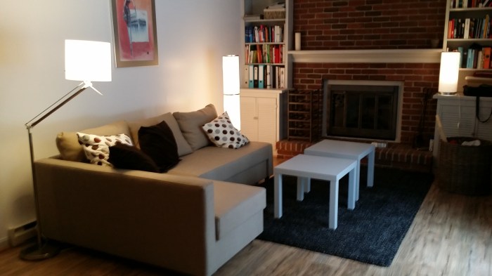 De tuinkamer is ingericht