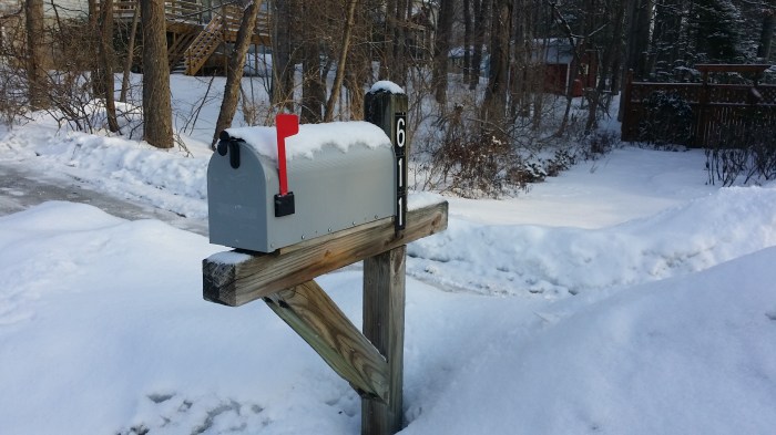 Een gevulde brievenbus
