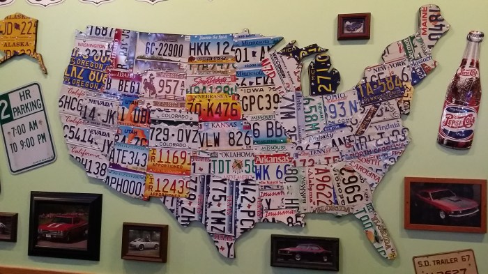 Kunst in een Amerikaanse diner