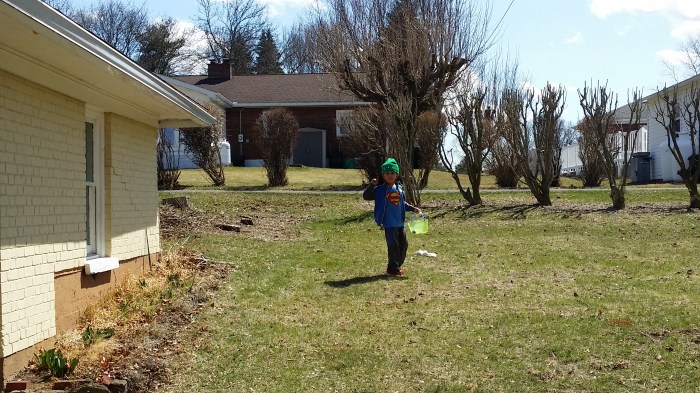 Iaseiah met z'n mandje