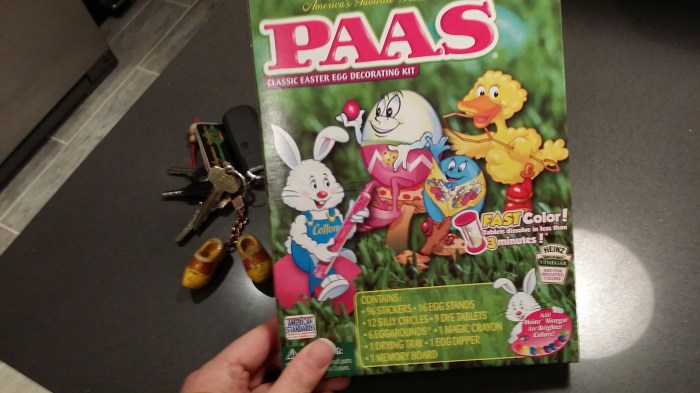 Amerikaanse eieren geef je een kleurtje met PAAS!