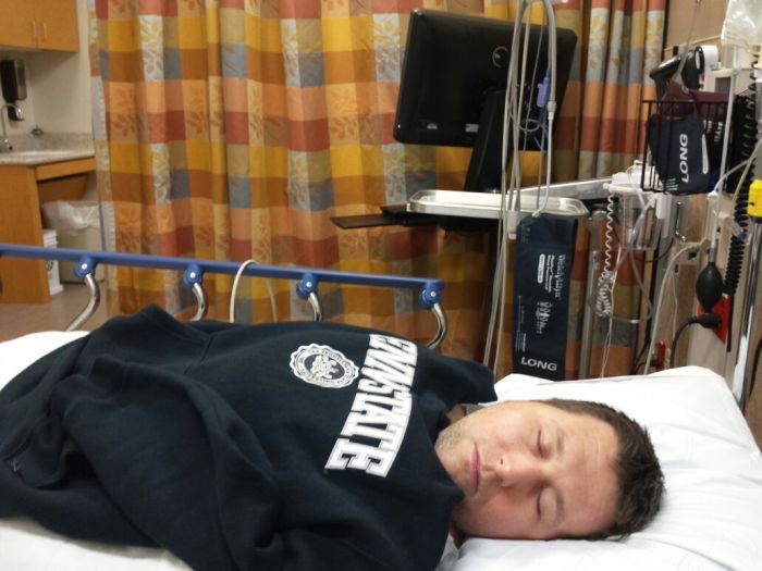 Slapen in de emergency room