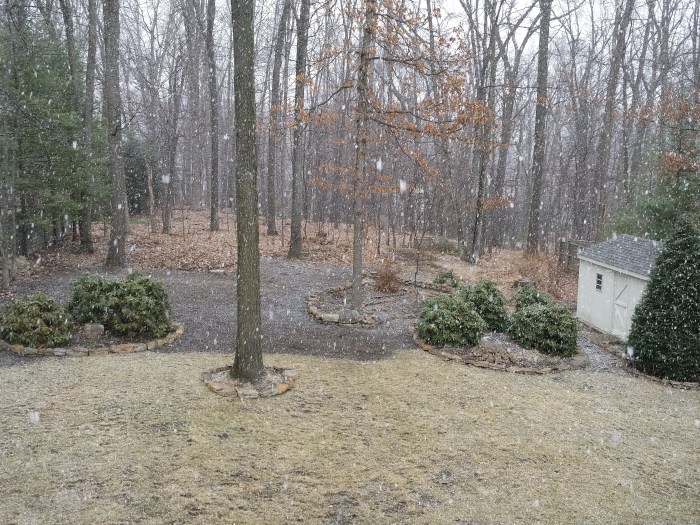 31 maart. Dorre vlakte. En nog een keertje sneeuw...