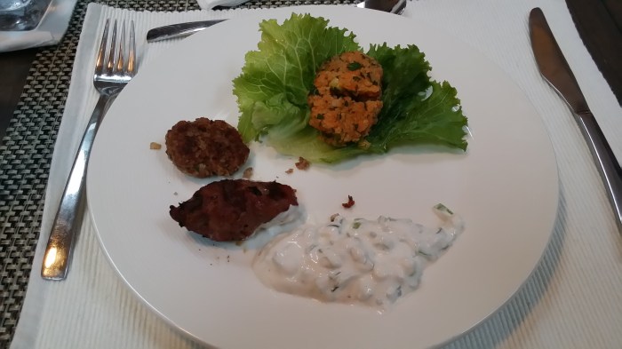 En met z'n drieen op een bord