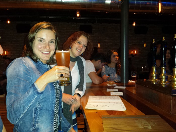 En nog een biertje bij Liberty om het af te leren