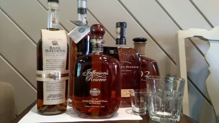 De 5 soorten bourbon die we geproefd hebben