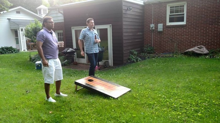 Corn hole!