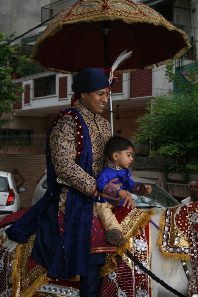 Pranav op zijn paard