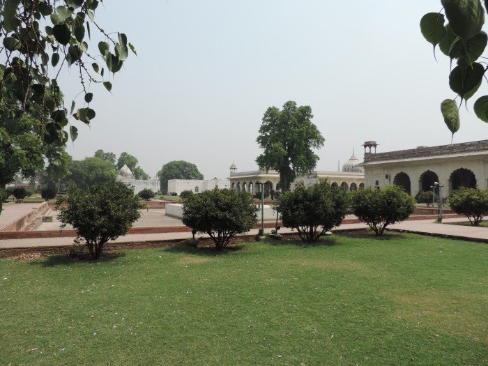 Binnenin het Red Fort