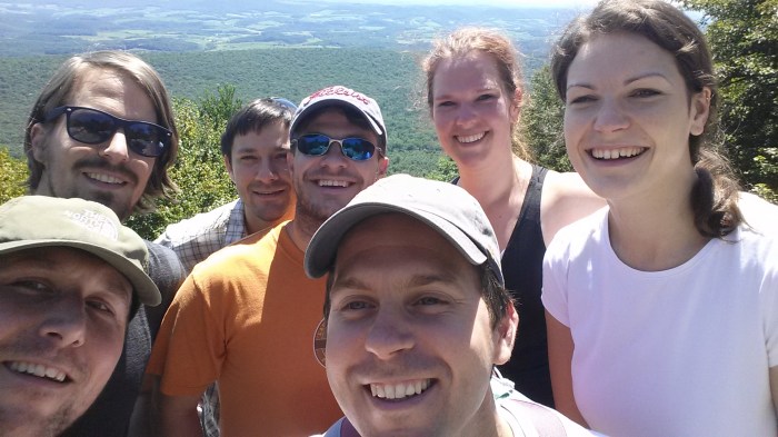 Mooi uitzicht vanaf de top