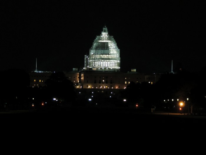 Kunstzinnige pixelfoto van het Capitool!