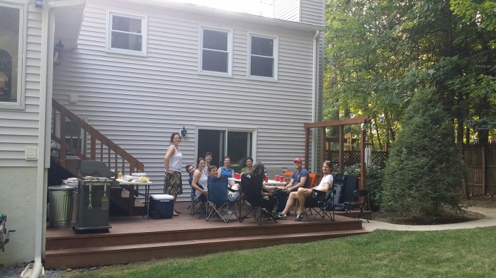 Grilling and chilling!