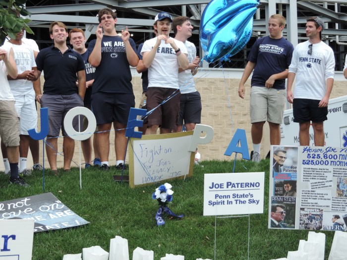 'Tailgate' ter ere van Joe Paterno, de oude coach