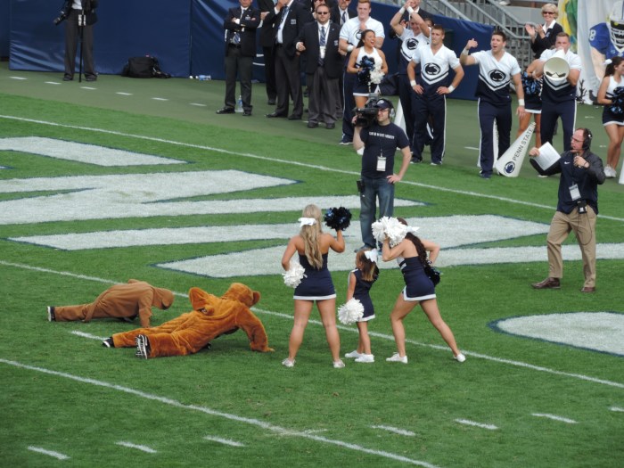 Gekkigheid tijdens de wedstrijd