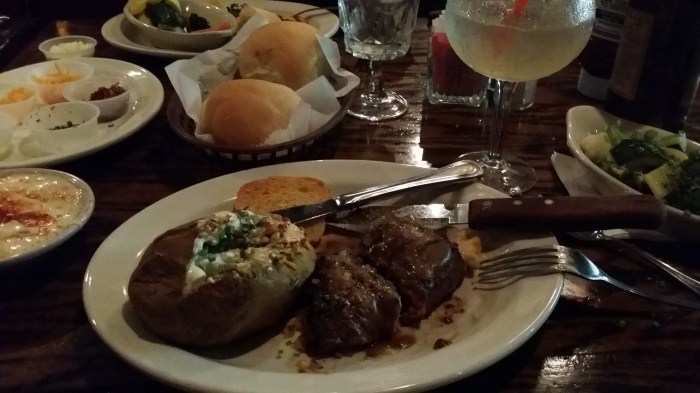 Mijn peppersteak... oh lekker!