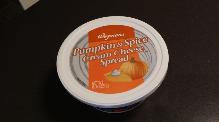Pumpkin kaas-spread voor op brood